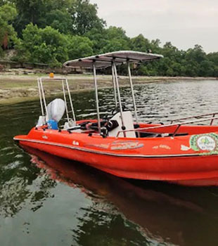 Boating at Pilibhit Tiger Reserve